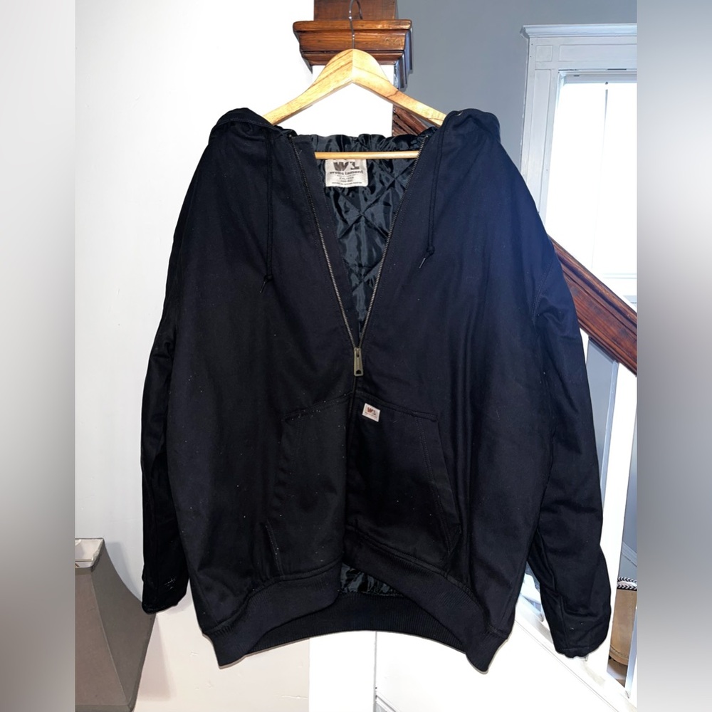 Wells Lamont Hooded Duck Work Jacket sz 2XL NEW!!